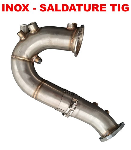 Downpipe sportivo tubo - audi, a4