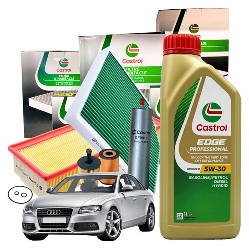 Castrol kit tagliando audi - castrol,