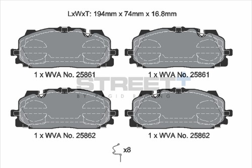 Pastiglie freni audi - a4, b9