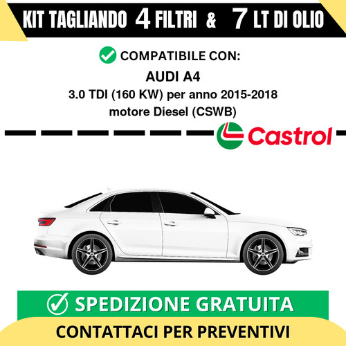Tagliando per audi 0 tdi - per,